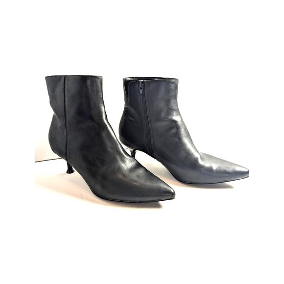 Rachel Zoe pointed toe hard zip up ankle boots - Picture 2 of 5